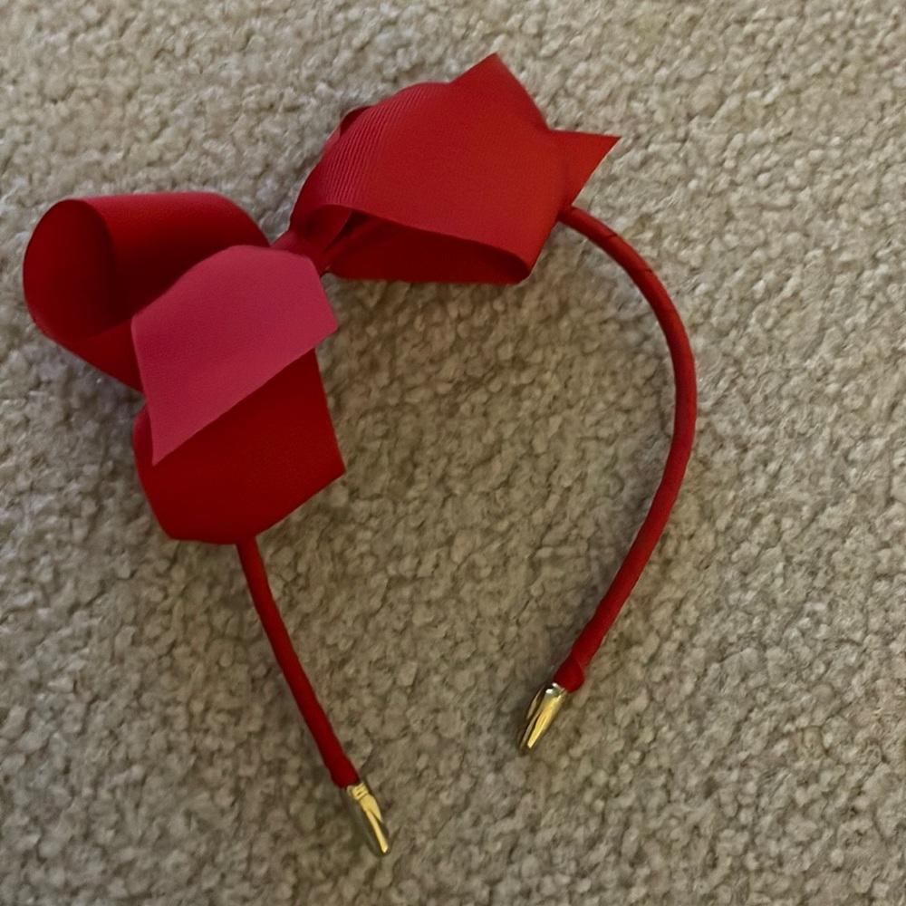 Red Child’s Headband With Bow
